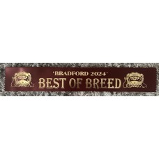 Best of Breed Sash 2024